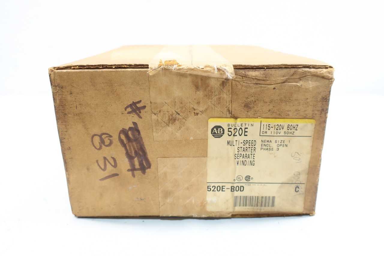 ALLEN BRADLEY 520E-BOD SER C 115-120V-AC MULTI-SPEED STARTER - MOTOR STARTERS