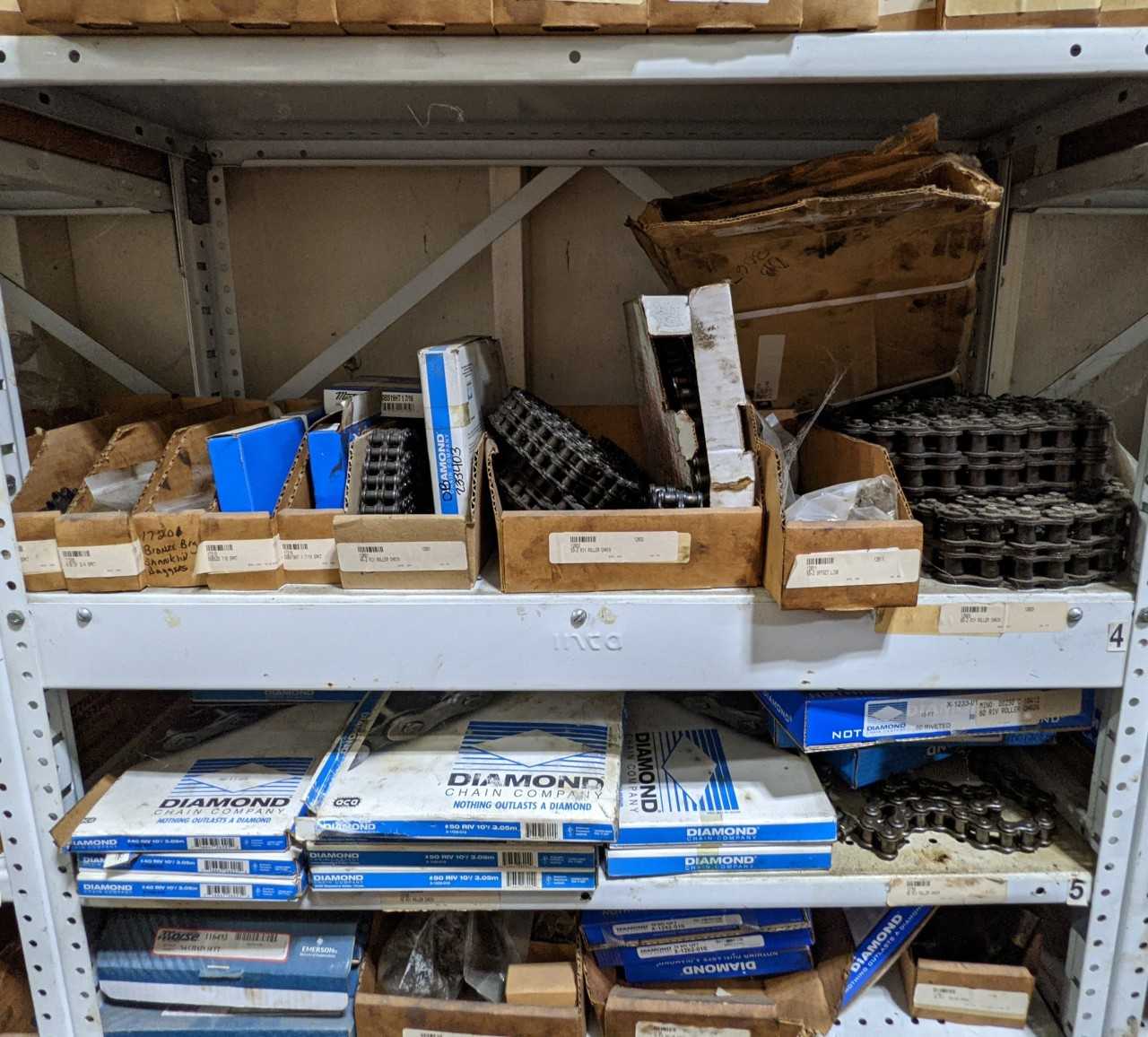 CONTENTS ON 6 SHELVES/MRO ( CONTENTS ON TOP OF THE SHELVES ARE NOT INCLUDED) - MISCELLANEOUS