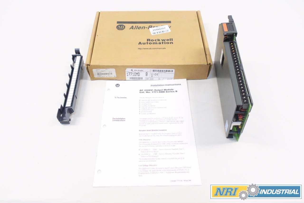 ALLEN BRADLEY 1771-OMD OUTPUT MODULE - MISCELLANEOUS