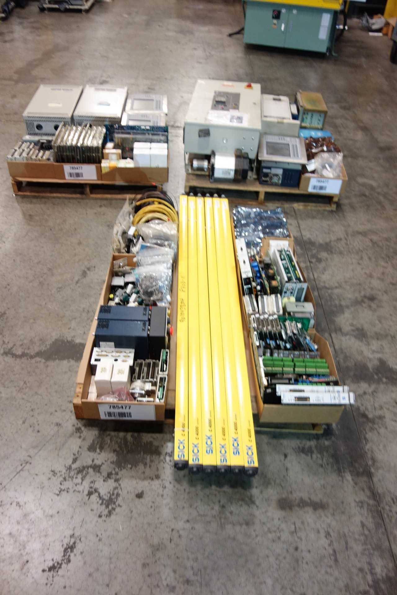 3 PALLETS OF ASSORTED AUTOMATION - INDUSTRIAL PARTS