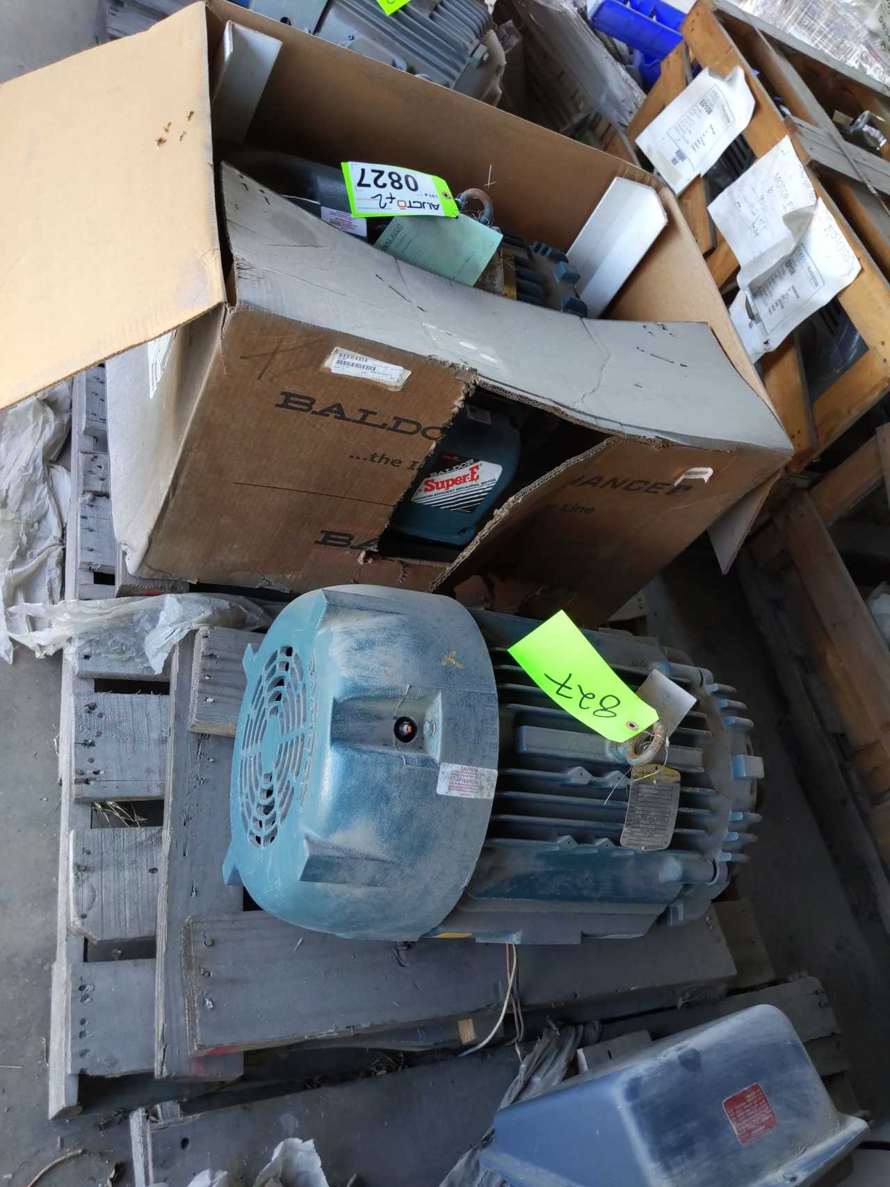 Lot of 2 Baldor 10HP Electric motors - ELECTRIC MOTORS Lot of 2 Baldor 10HP Electric motors - ELECTRIC MOTORS