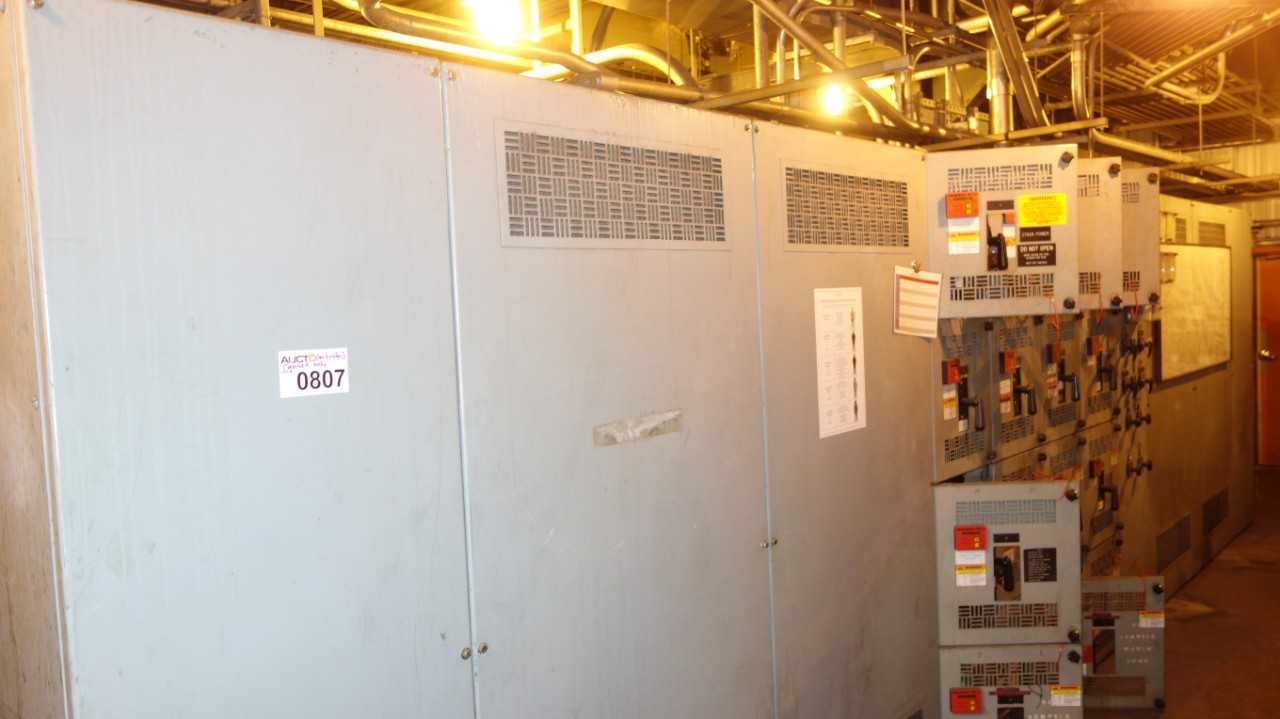 WESTINGHOUSE SWITCHGEAR UNIT W/ 2X AA 750KVA 2400V-AC 480V-AC TRANSFORMER (EXCLUDES BREAKERS, INCLUDES ALL ELECTRICAL/CABLES) DELAYED REMOVAL - CONTROL TRANSFORMERS