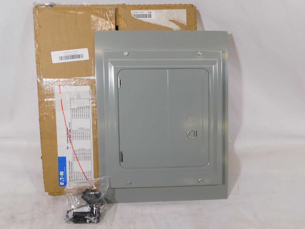 Quantity of 2 New Surplus Eaton CRTBR12ML1713 Panel Accy Retrofit Cover Assembly 120V 3 Wire - ELECTRICAL COMPONENTS Quantity of 2 New Surplus Eaton CRTBR12ML1713 Panel Accy Retrofit Cover Assembly 120V 3 Wire - ELECTRICAL COMPONENTS