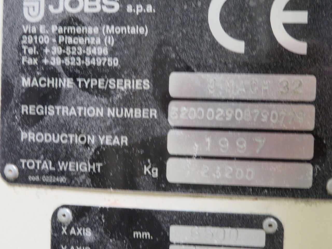 JOBS 5-Axis Vertical Machining Center, Jomach 32 - CNC MACHINING CENTERS