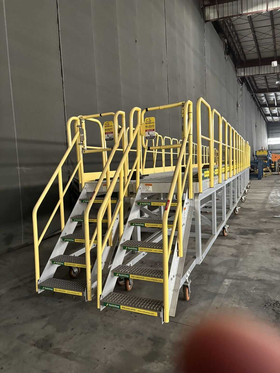 PAIR OF ROLLASTEP 40' MOBILE PLATFORMS - PLANT & FACILITY