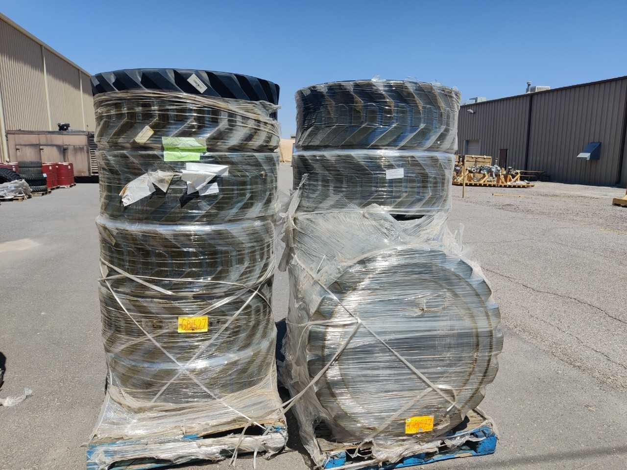 2 PALLETS OF 11 INDUSTRIAL TRUCK TIRES - HYDRO EXCAVATOR TRUCKS 2 PALLETS OF 11 INDUSTRIAL TRUCK TIRES - HYDRO EXCAVATOR TRUCKS