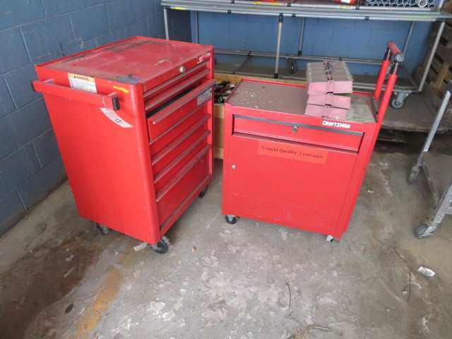 7 Drawer Tool Box Snap On and Craftsman Tool Box (lot) - PLANT & FACILITY