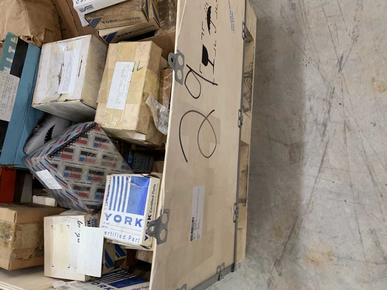 CRATE OF MISC. ELECTRICAL AND MRO EQUIPMENT PARTS - ELECTRICAL COMPONENTS