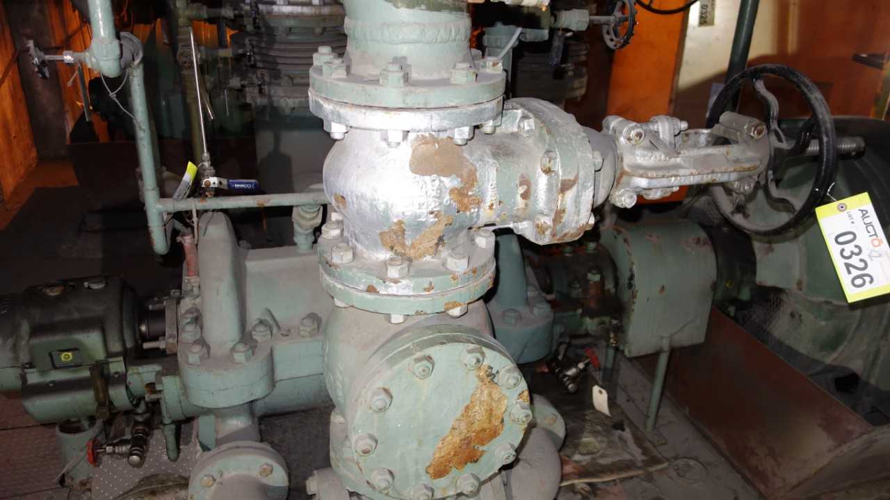LOT OF 2 ASSORTED CRANE 150 STEEL VALVE, 6 IN CHECK VALVE, 6 IN GATE VALVE - VALVES