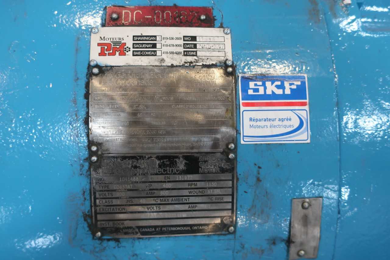 CANADIAN GENERAL ELECTRIC DC MOTOR CD637AT - ELECTRIC MOTORS