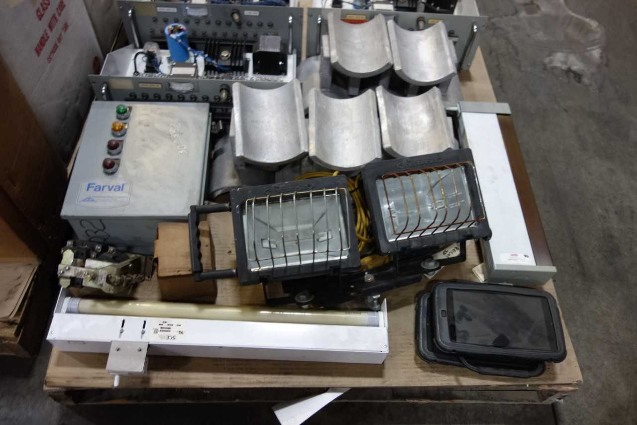 2 PALLETS OF ASSORTED ELECTRICAL - ELECTRICAL COMPONENTS