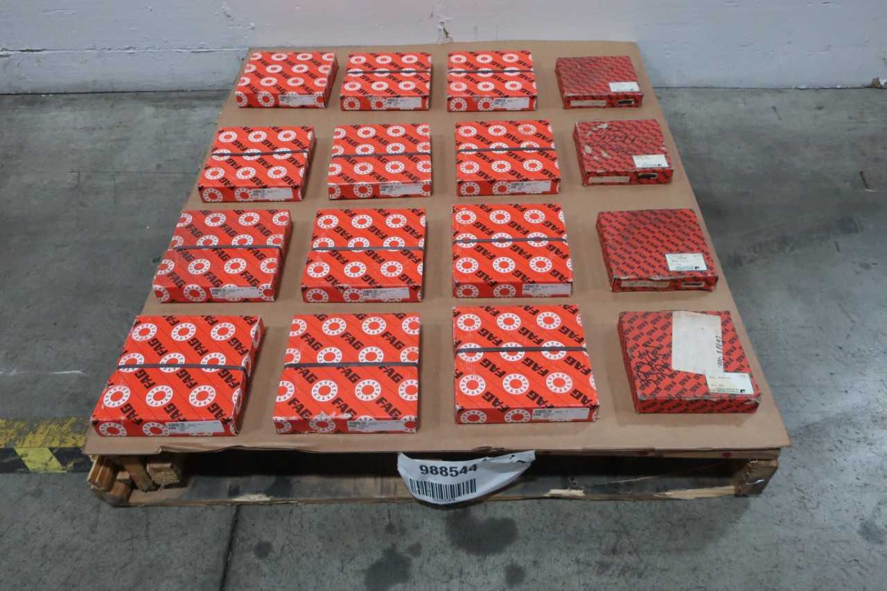 1 PALLET OF ASSORTED FAG BEARINGS. 6221-C3, 6219.C3 - BEARINGS