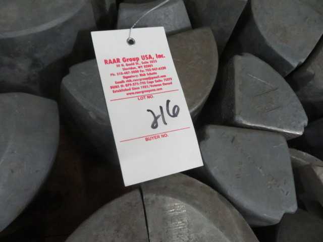 Pallet of stretch press jaw inserts - MISCELLANEOUS