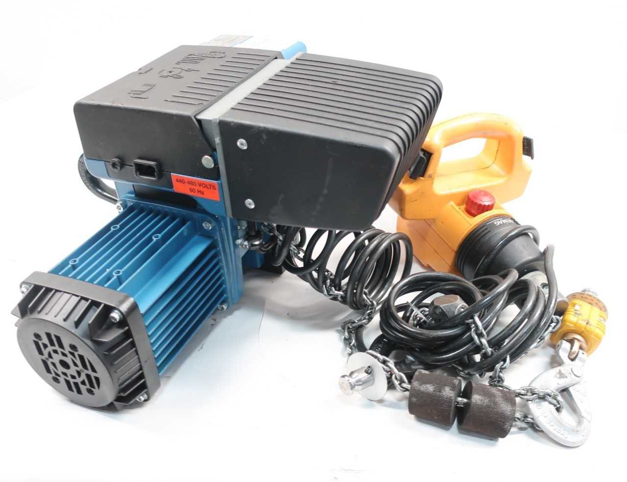 DEMAG DCM-PRO 2 125 9FT 275LB 440-480V-AC ELECTRIC HOIST - LIFTING EQUIPMENT DEMAG DCM-PRO 2 125 9FT 275LB 440-480V-AC ELECTRIC HOIST - LIFTING EQUIPMENT