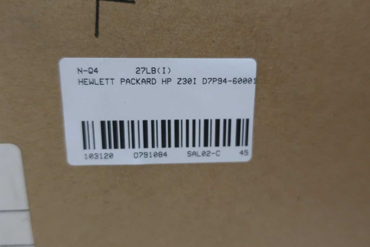 HEWLETT PACKARD HP Z30I 30IN IPS WIDESCREEN LEDBACKLIT LCD MONITOR DISPLAY - LAB & SCIENTIFIC