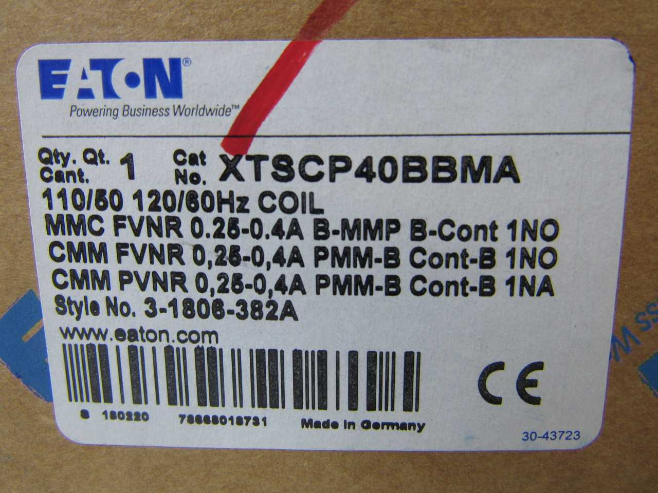 Quantity of 9x XTSCP40BBMA Motor Operators - ELECTRIC MOTORS