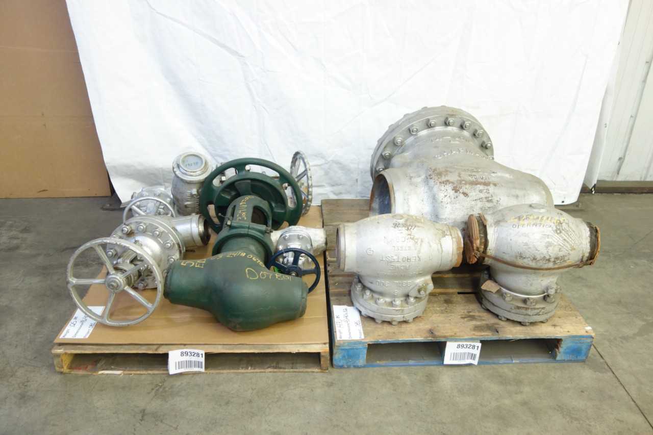 2 PALLETS OF ASSORTED BUTT WELD VALVES - VALVES