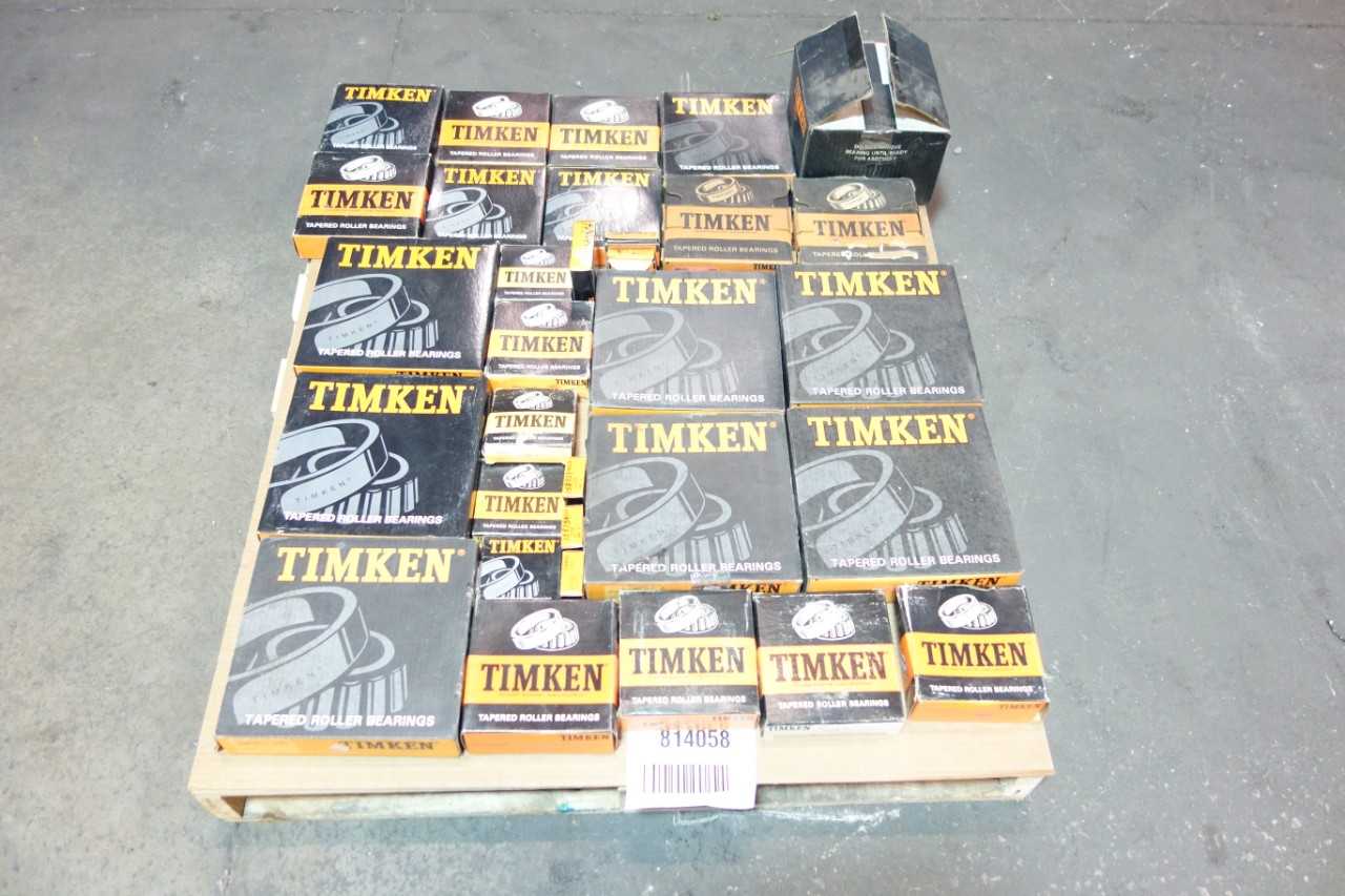LOT OF ASSORTED TIMKEN TAPERED ROLLER BEARINGS - BEARINGS