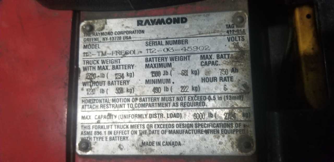 2003 Raymond 112-TM-FRE60L rider pallet jack, Oklahoma City, OK - MANUAL PALLET JACKS