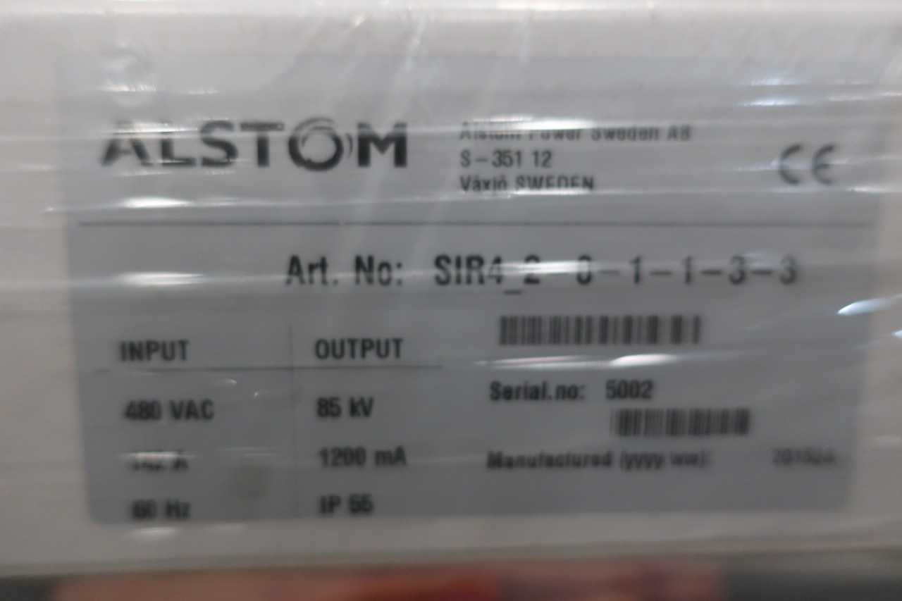 ALSTOM SIR4_2-0-1-1-3-3 PRECIPITATOR RECTIFIER 480V - PROCESS EQUIPMENT