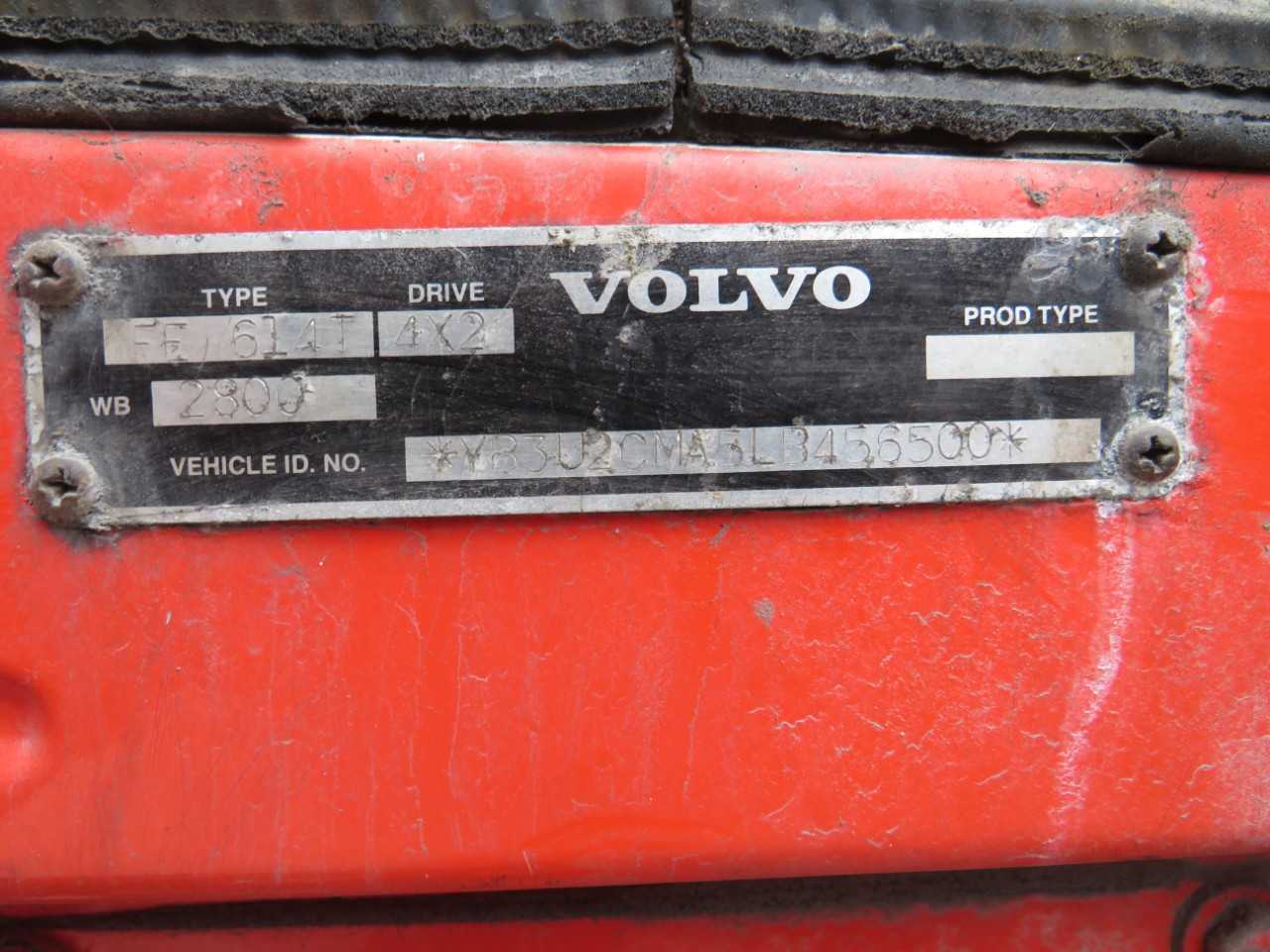 1990 SINGLE AXLE VOLVO FE 416T FIFTH WHEEL CAB OVER ENGINE DIESEL MANUAL TRANSMISSION 57052 MILES  VIN:  YB3U2CMA5LB456500 - OFF-ROAD TRUCKS