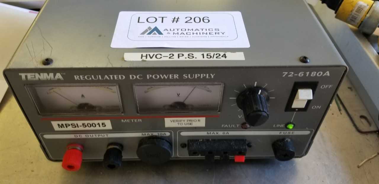 Tenma Regulated DC Power Supply - METAL INSPECTION EQUIPMENT Tenma Regulated DC Power Supply - METAL INSPECTION EQUIPMENT