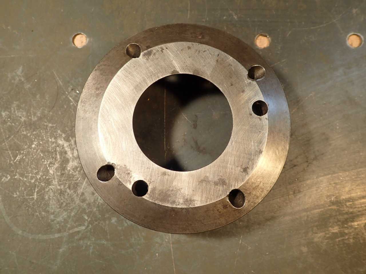 Brown & Sharpe 22C Collet Chuck Nut Nose: 3-7/8" OD 3-3/8" 8 TPI - HOLEMAKING TOOLS