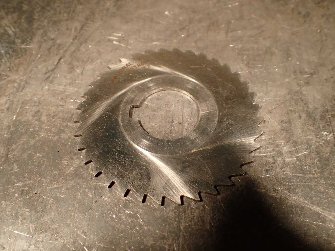 National 1/16" x 3" Horizontal Milling Cutter Metal Slitting Saw: 1" Arbor Hole - MILLING TOOLS
