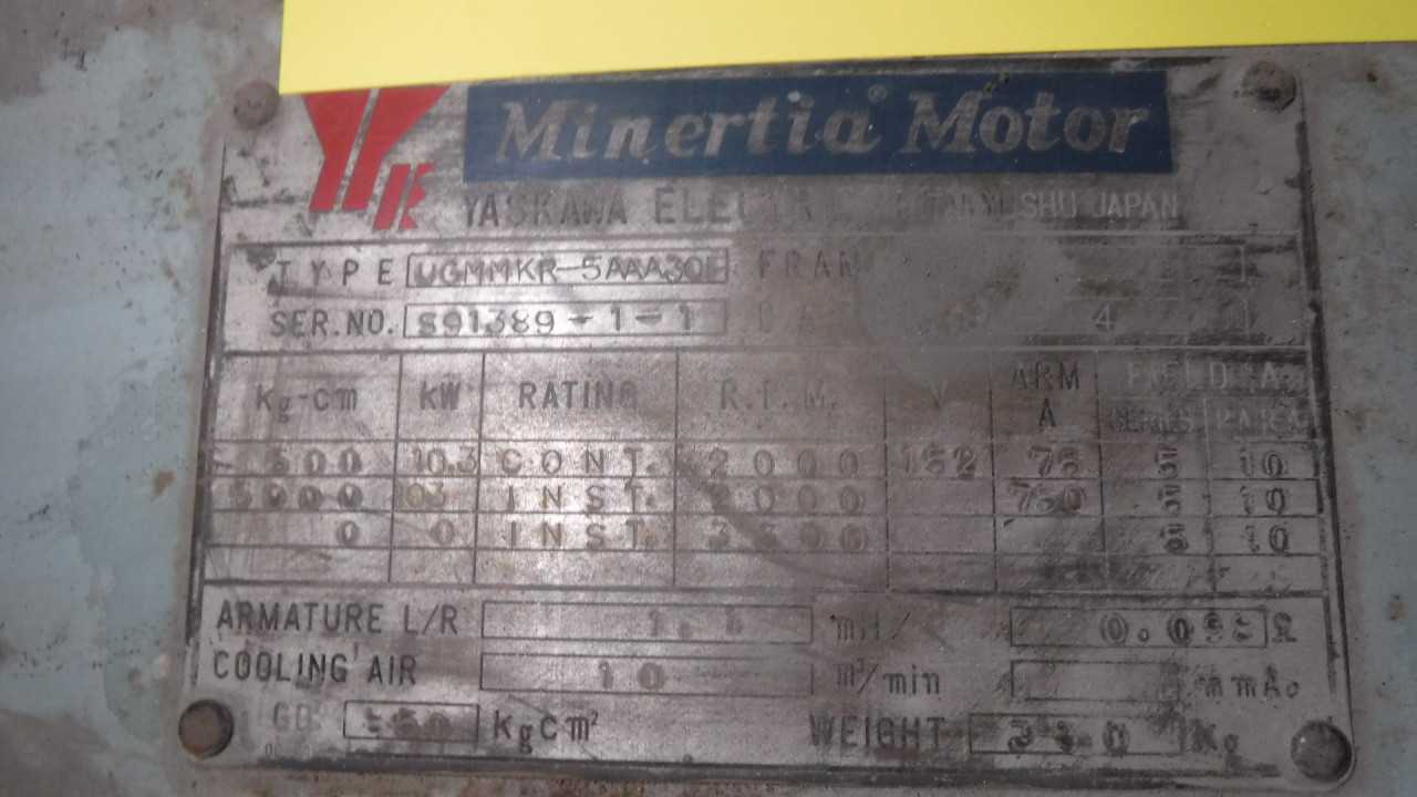 10 Kw 2000 RPM Minertia Motor - MISCELLANEOUS