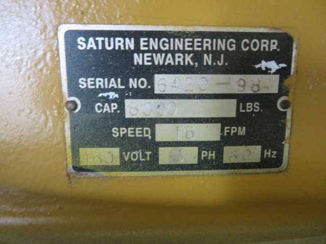 Saturn Engineering 6000 # Cap.Crane - MISCELLANEOUS