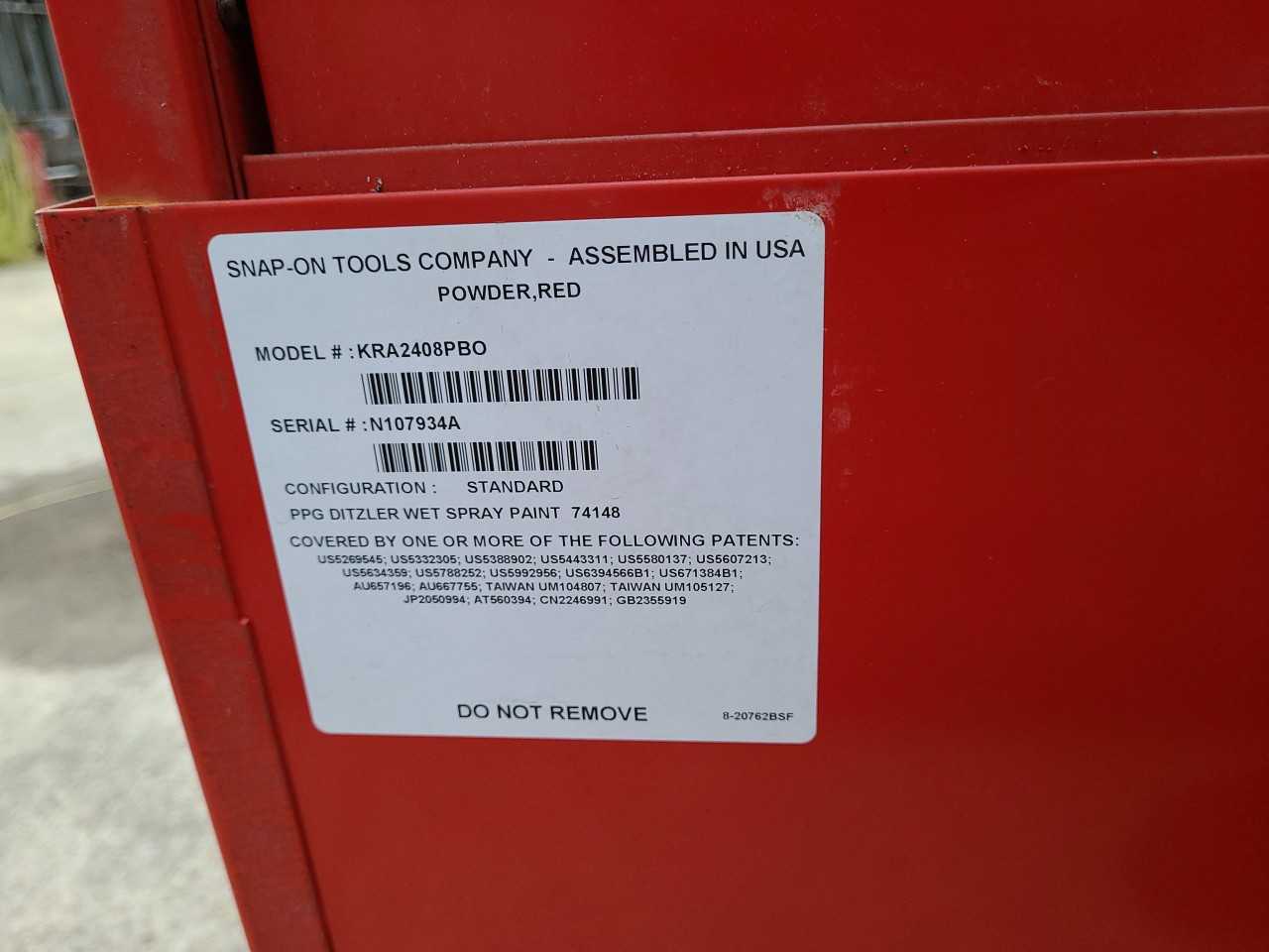 2 snap-on tool cribs (1 two drawer and 1 six drawer) (Lot 2586579) San Antonio, TX - TOOL STORAGE