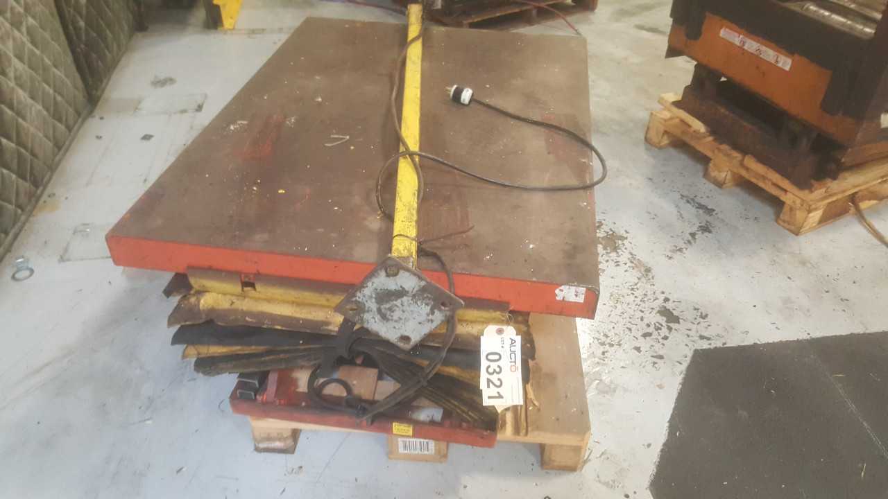 Lee XL36-30 electric scissor lift table, 3000lb capacity - LIFT CART