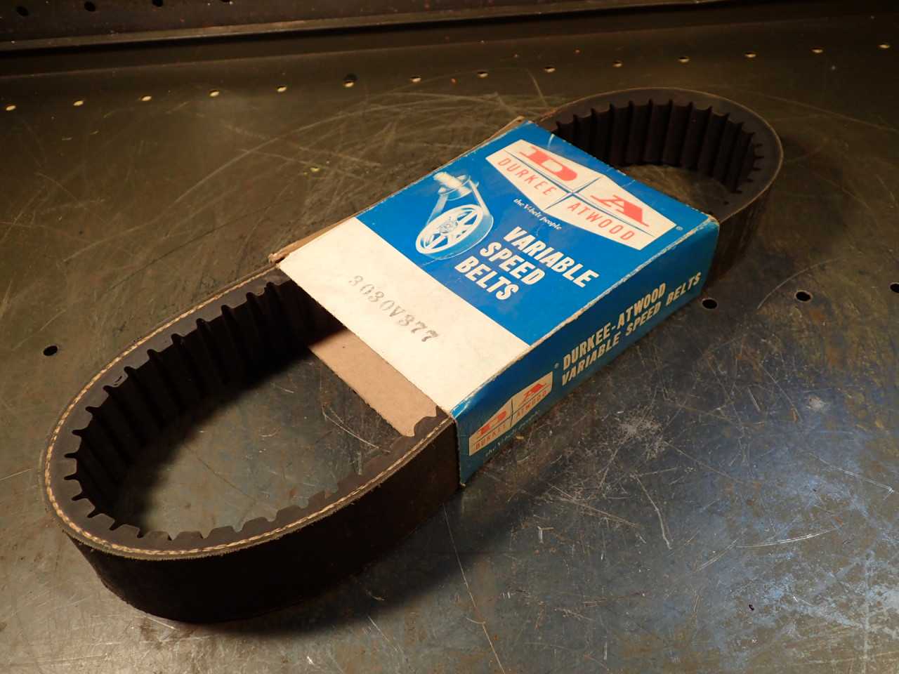 Durkee Atwood 3030V377 Variable Speed Drive Belt: Used In Good Condition - MOTOR DRIVES