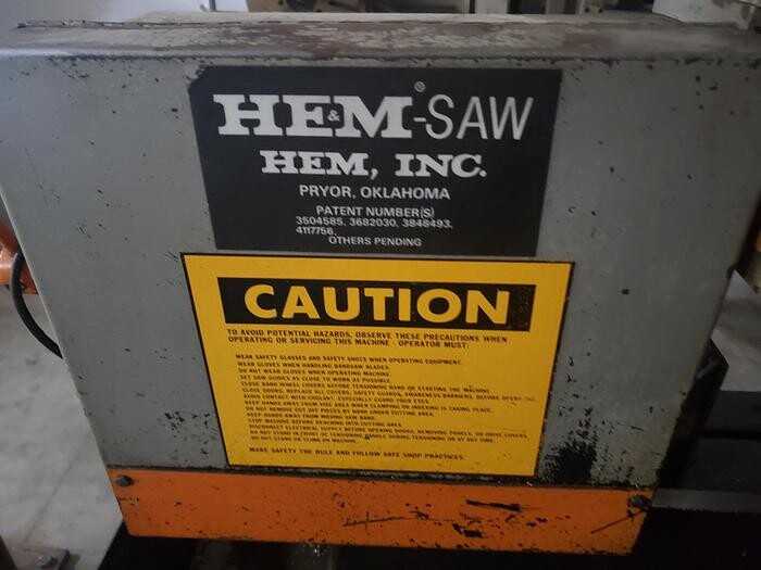 Hem 750 band saw - METAL SAWS