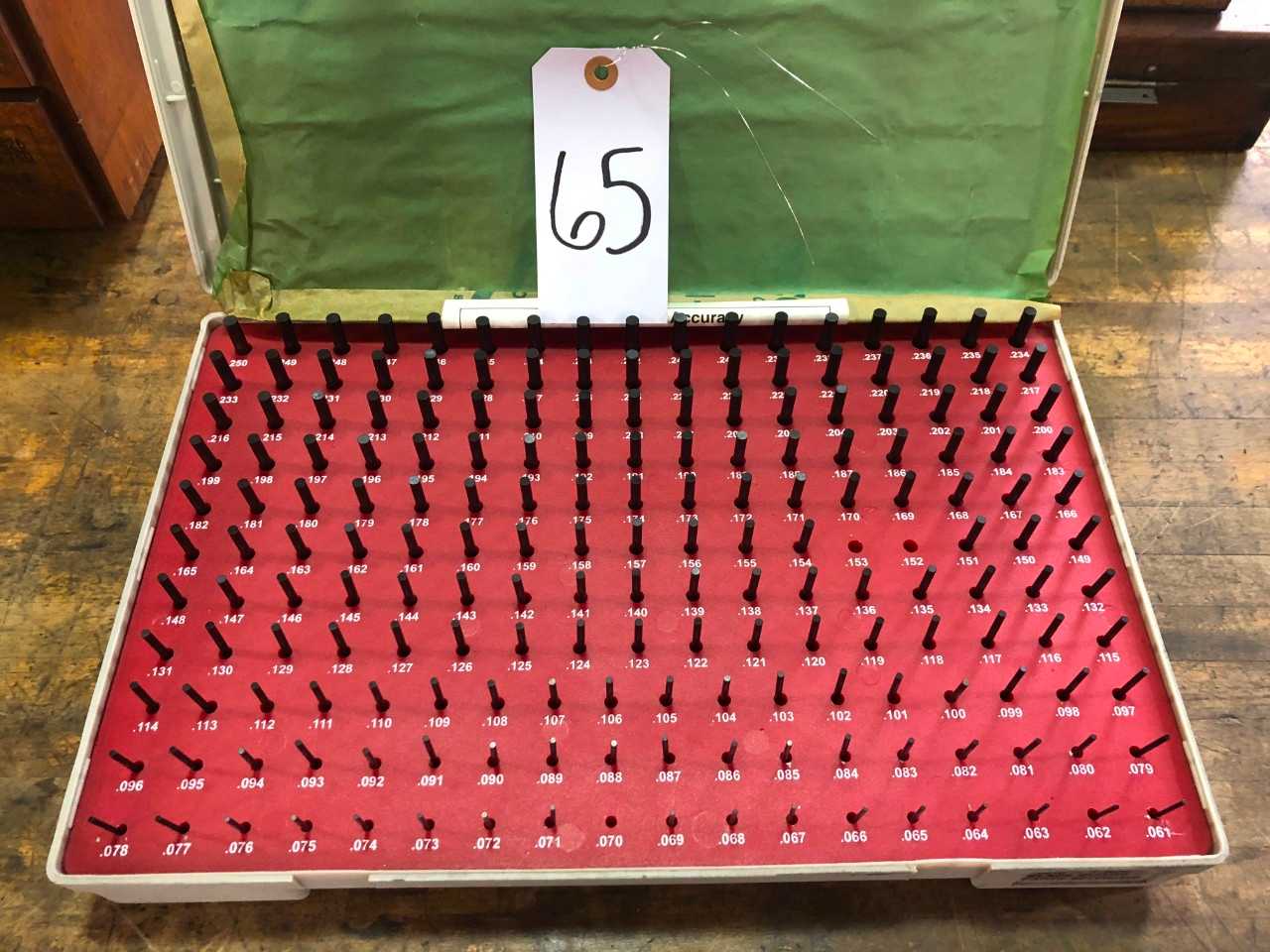 Vermont Pin Gage Set - PROCESS EQUIPMENT