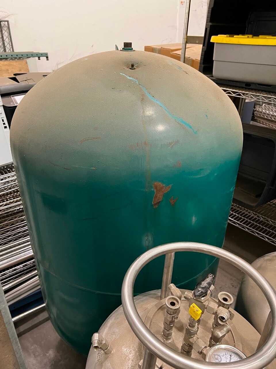 STEEL TANK APPROX 300GAL - PROCESS EQUIPMENT