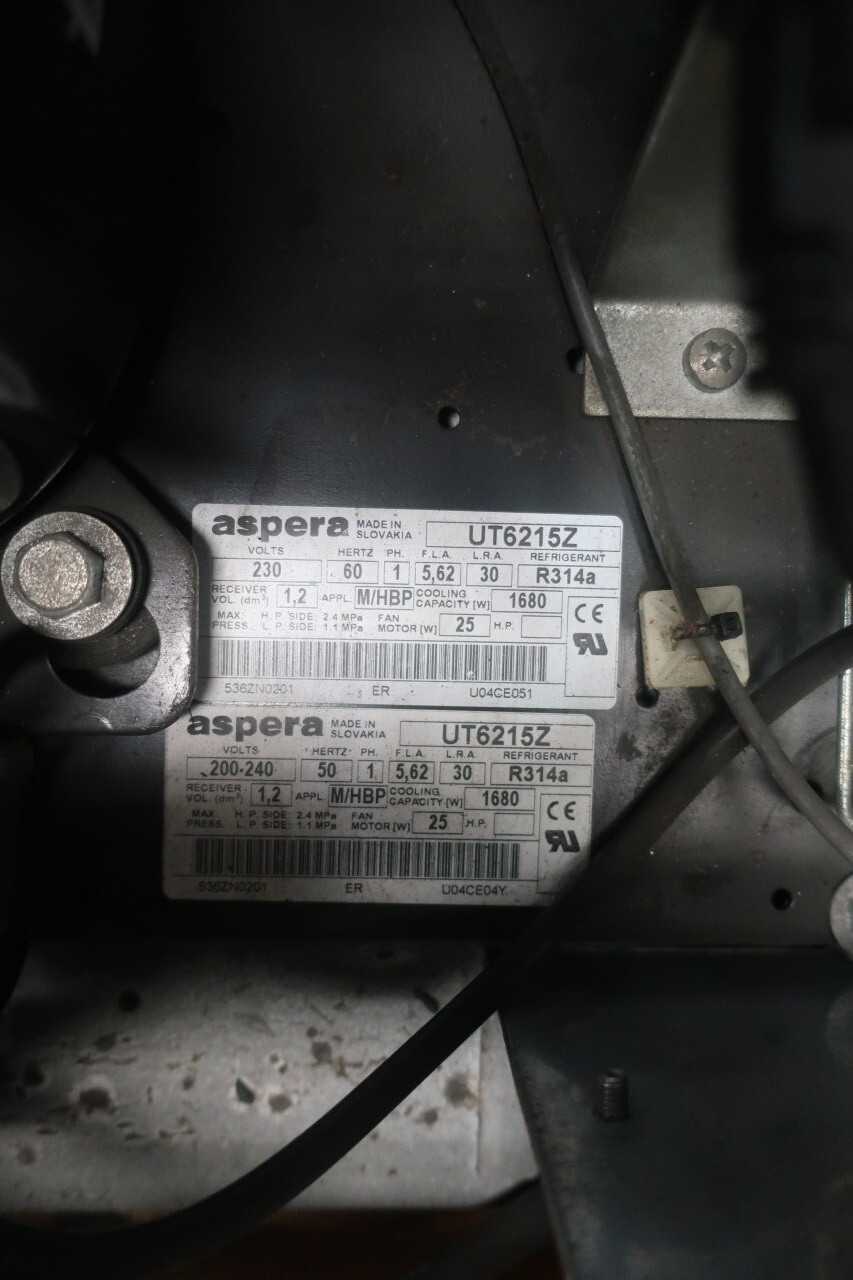 ASPERA CONDENSING AIR COMPRESSOR - AIR COMPRESSORS