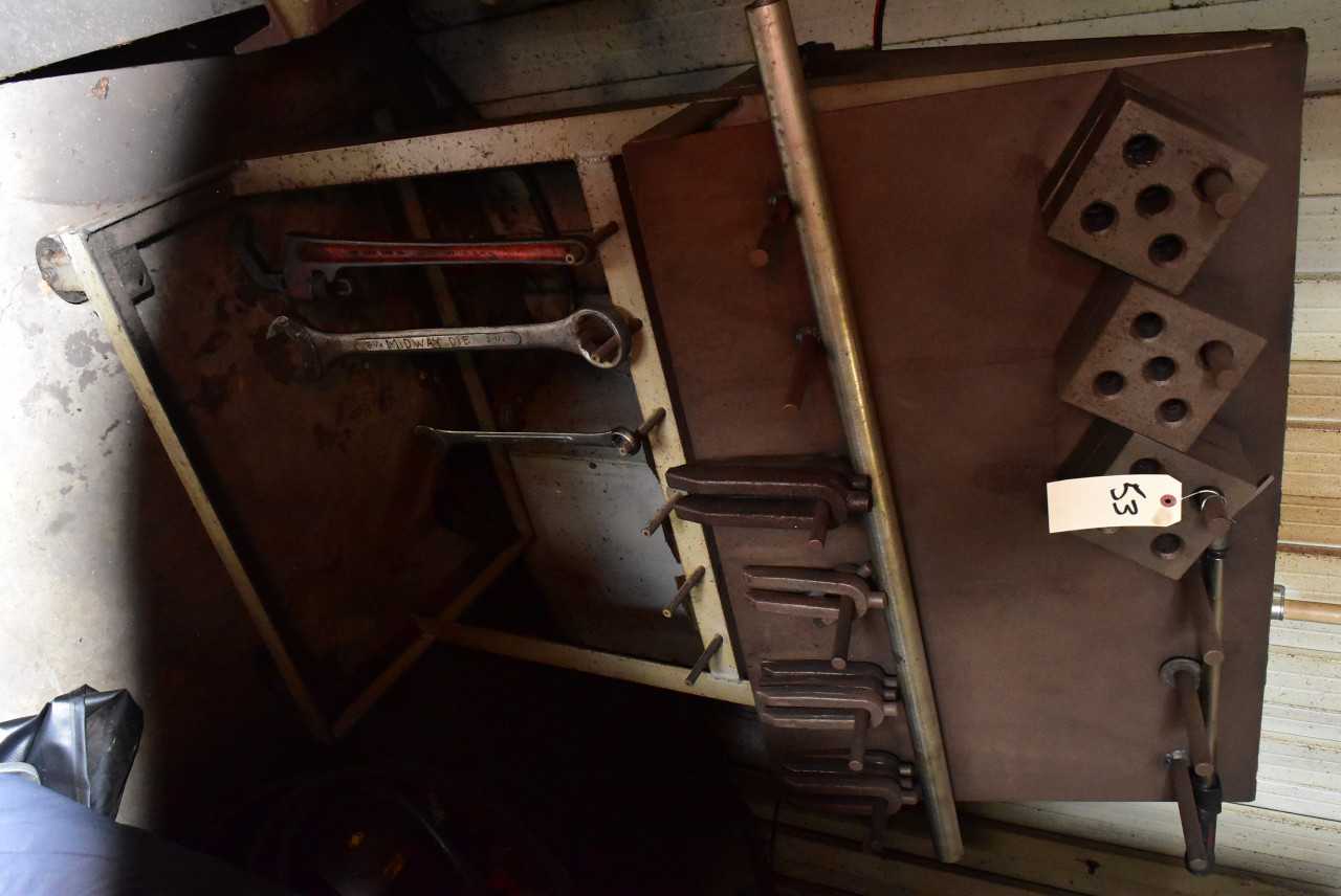 Rack including Misc. Tools and Tooling - ELECTRIC POWER TOOLS