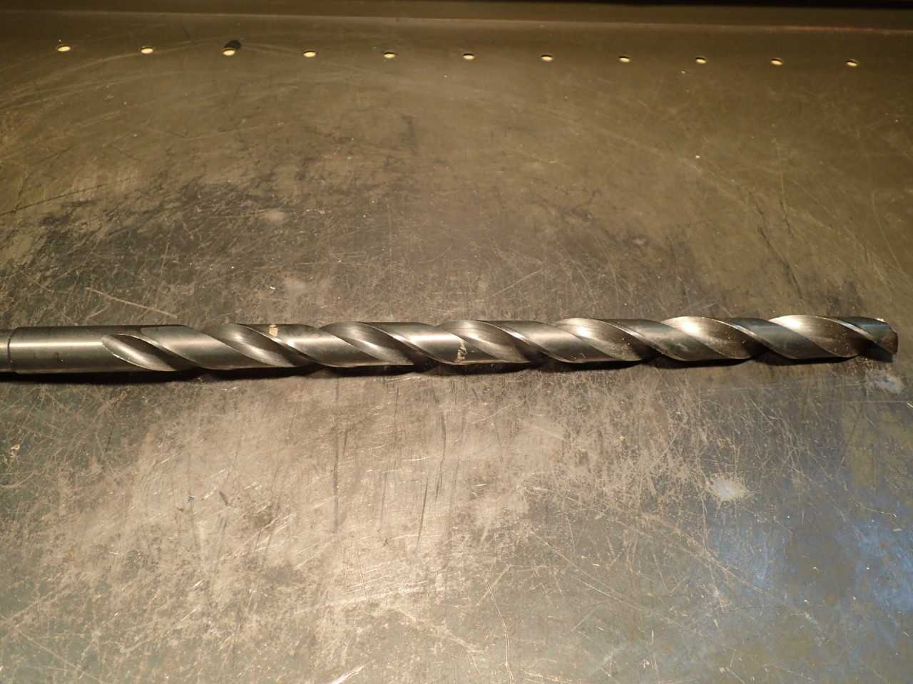 3/4" .75" HSS Drill Bit: 12" Extra Long Flutes, Morse Taper #3 Shank MT3 3MT USA - MACHINING EQUIPMENT PARTS