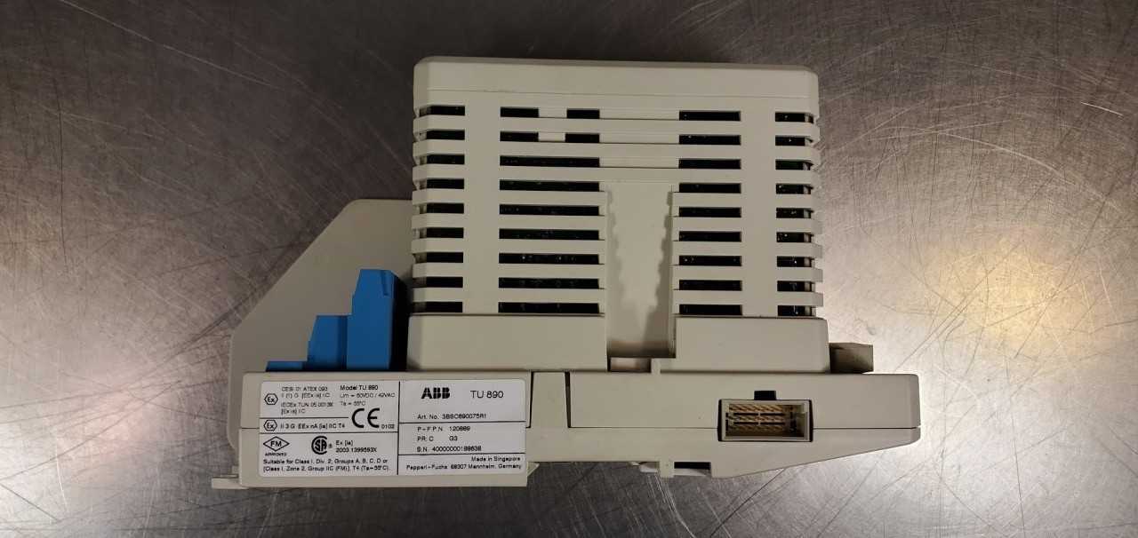 Lot of 10 ABB AI895 Input Module w/TU890 Termination Module "Like New - Pulled from New Machinery and Bench Tested" - AUTOMATION & CONTROLS
