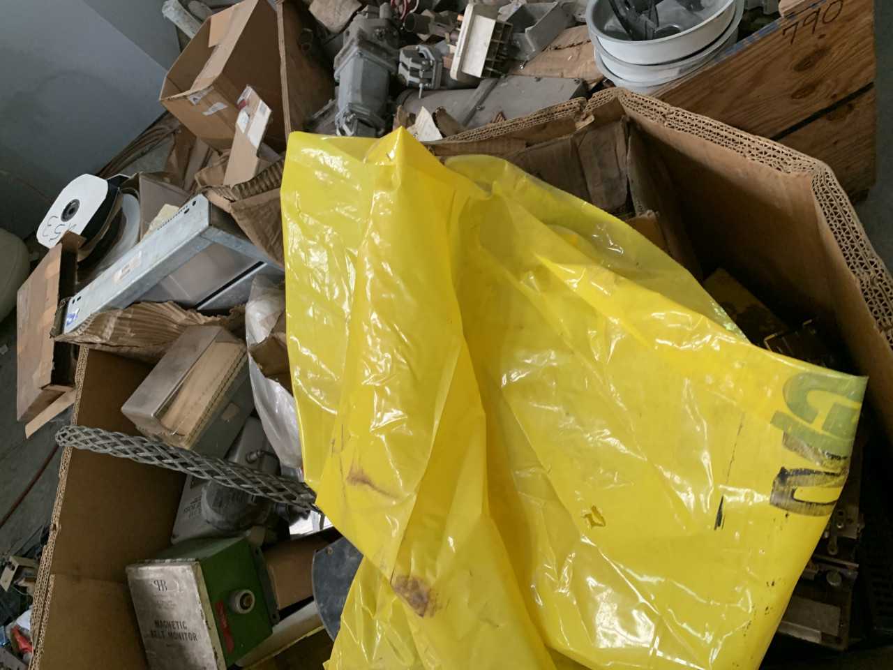 CRATE OF ELECTRICAL AUTOMATION EQUIPMENT PARTS - ELECTRICAL COMPONENTS