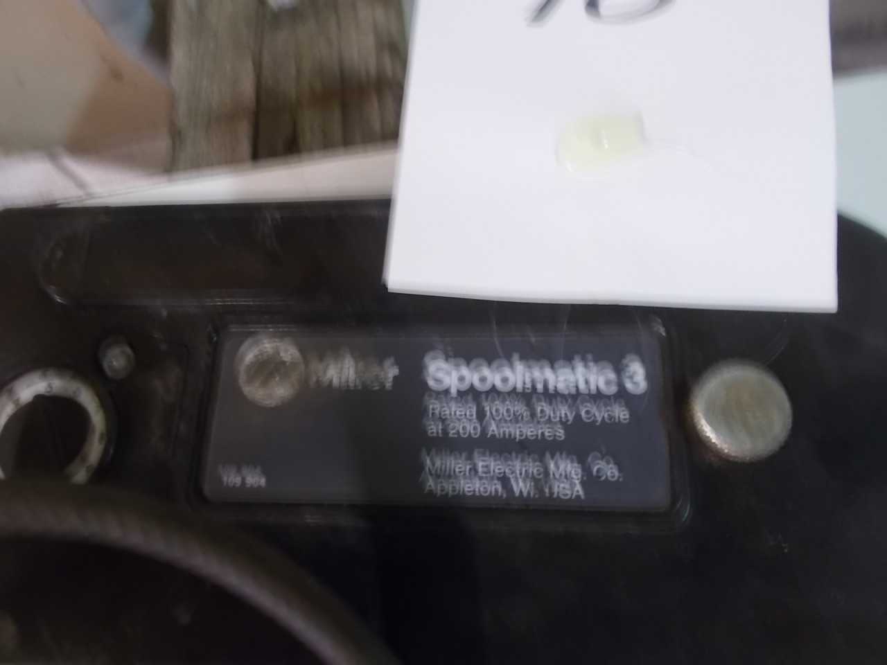 Miller Spoolmatic 3 Welding Feeder - WELDING EQUIPMENT