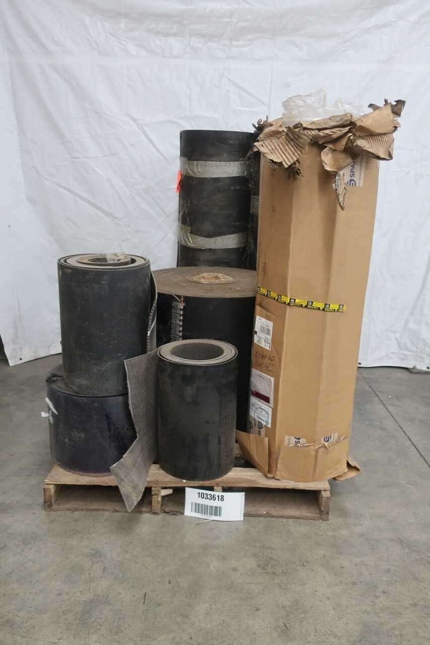 PALLET OF ASSORTED CONVEYOR BELTS - CONVEYORS