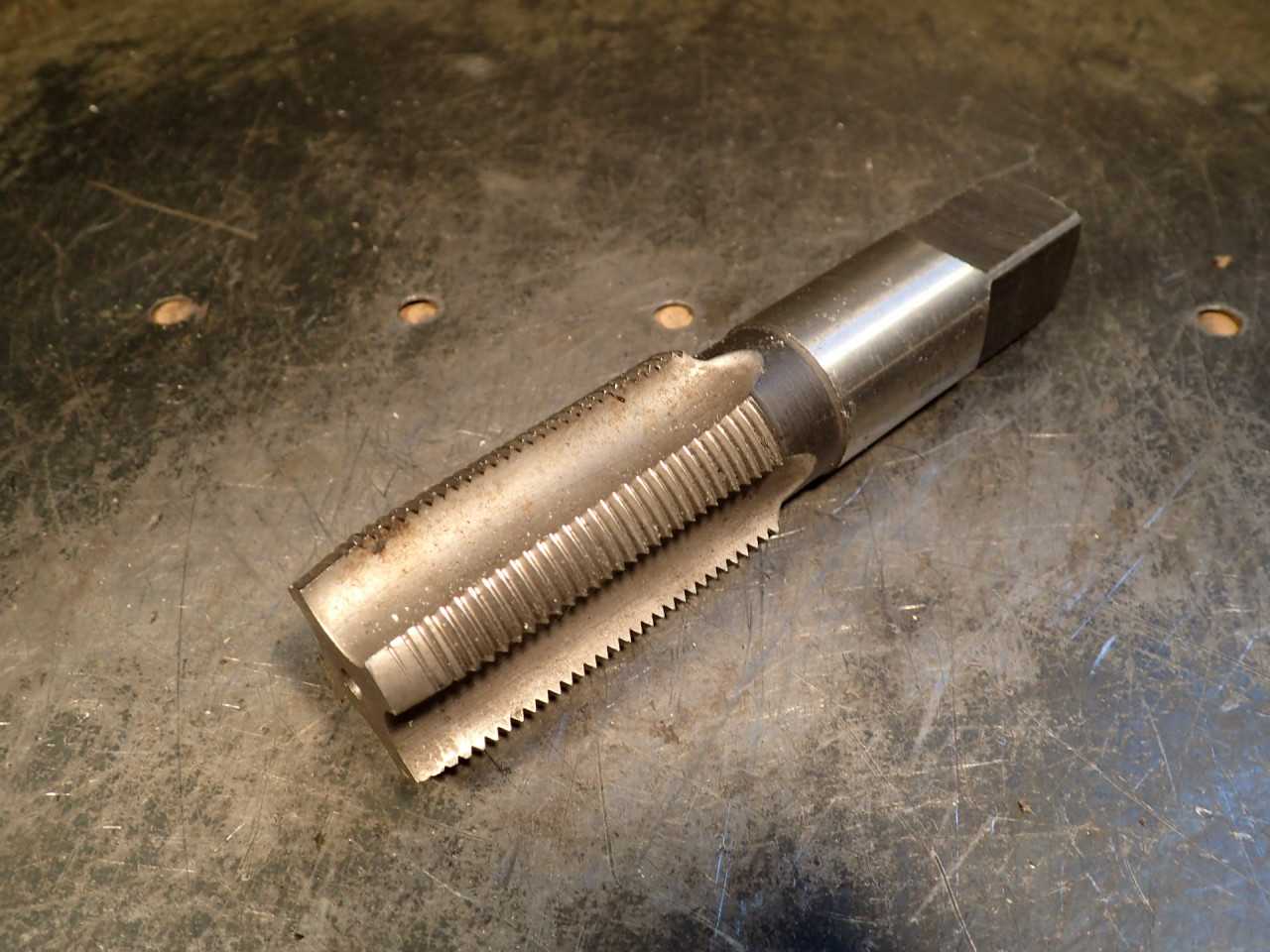 1-5/16" -12 N UN Hand Thread Tap 4-Flute 2-5/8" Long Flutes 5-3/4 OAL GH4 Poland - MACHINING ACCESSORIES & TOOLING