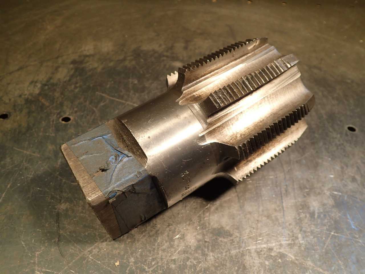 Gardner 3" -9N 9 TPI Hand Thread Tap: 8-Flute, 2-3/4" Long Flutes, 6" OAL, AS-IS - MACHINING ACCESSORIES & TOOLING