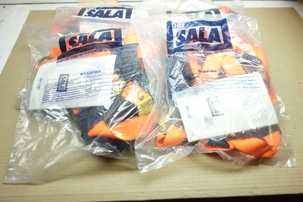 LOT OF 4 SALA PT XO 4D HV D2 HARNESS - SAFETY EQUIPMENT