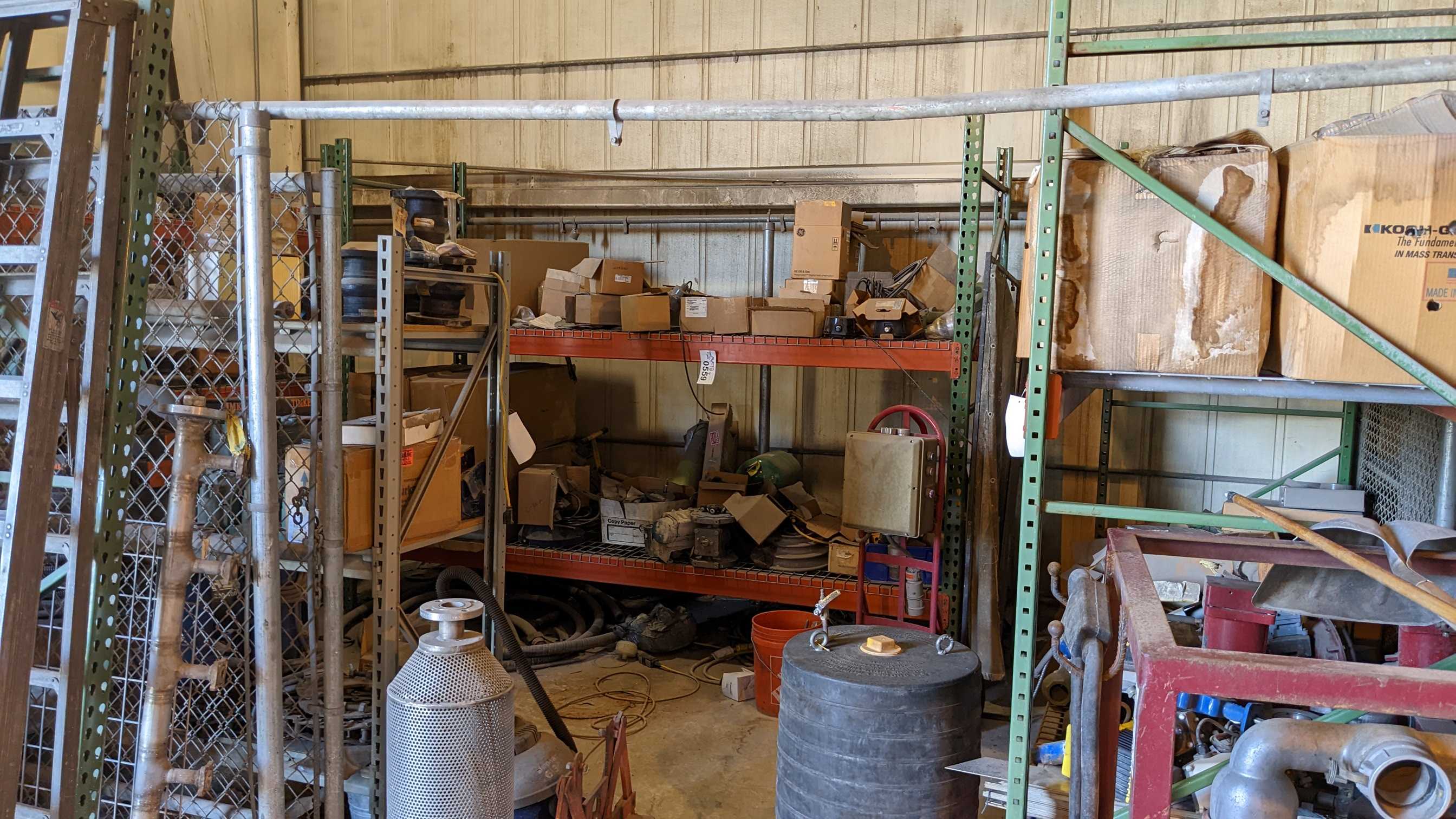 CONTENTS OF CAGE - INDUSTRIAL PARTS