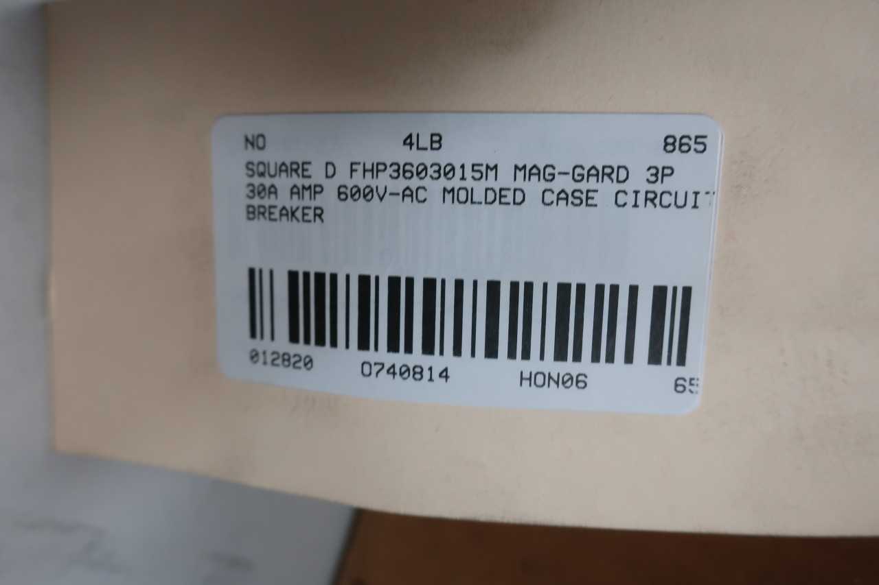 Square D FHP3603015M Mag-gard Circuit Breaker 30A - CIRCUIT BREAKERS