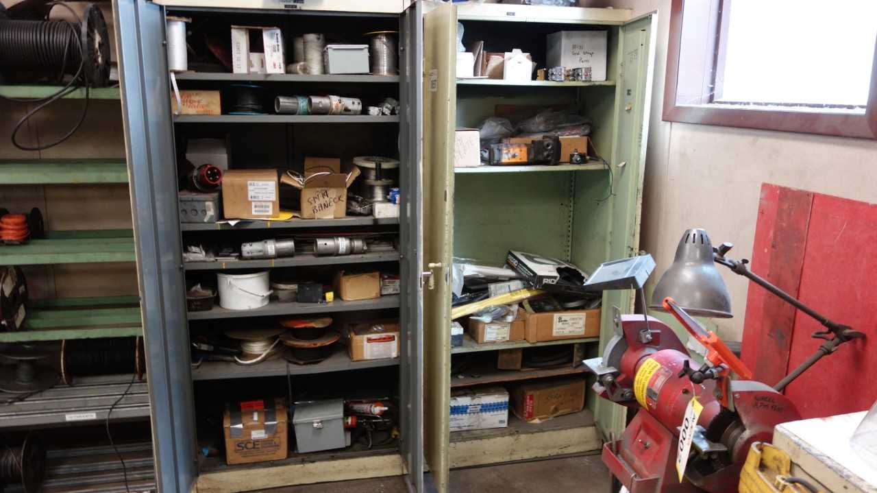 LOT OF 2 CABINET W/ CONTENTS, - AUTOMATION & CONTROLS