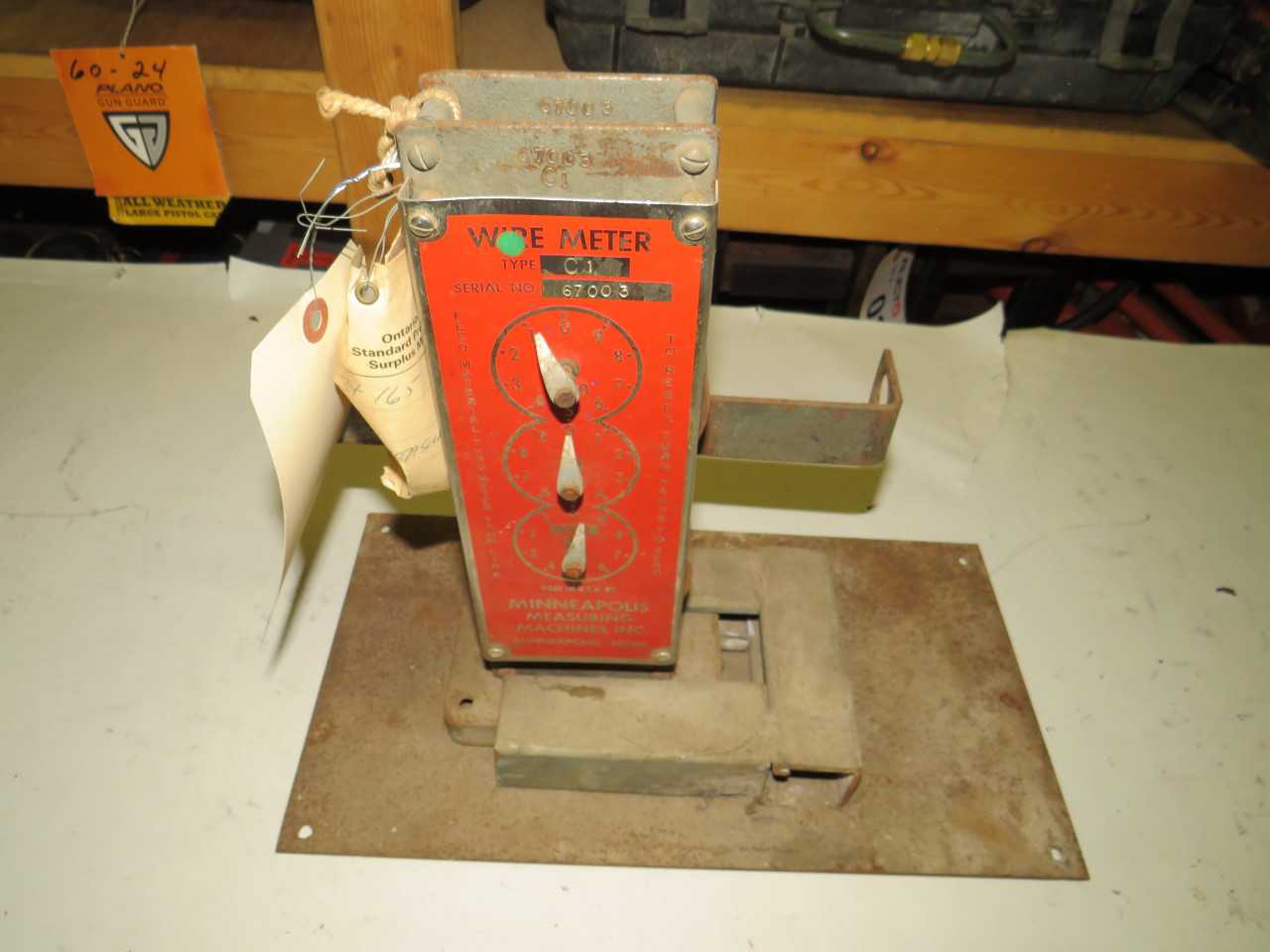 MINNEAPOLIS MODEL C1 WIRE METER - ELECTRICAL COMPONENTS